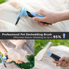 Hank Grooming Brush shedding for Pets (Blue) Dog-Grooming Supplies Hank