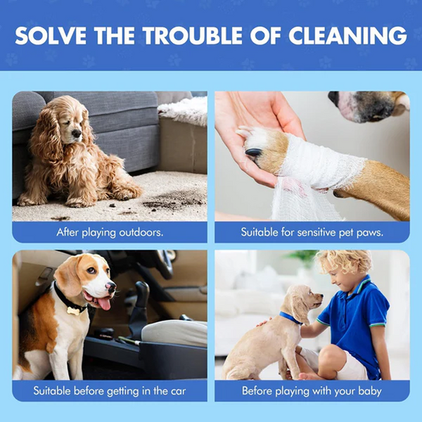 Hank Paw Cleaner for Dogs and Cats (Blue)