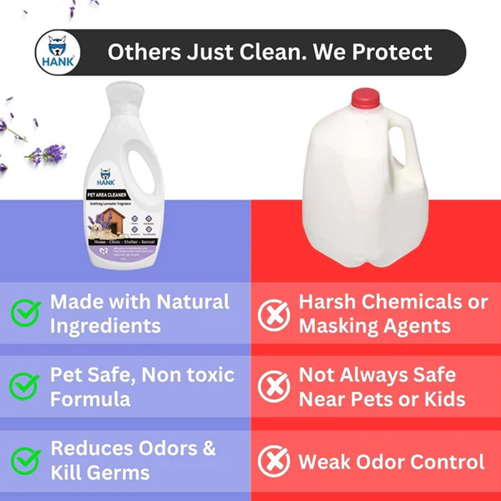 Hank Lavender Pet Friendly Floor Cleaner Kennel Wash Floor Cleaner For Dog Pet Parent-Cleaning Essentials Hank