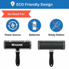 Hank Pet Hair Remover Reusable Lint Remover Roller Brush (Black) Pet Parent-Cleaning Essentials Hank