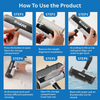 Hank Pet Hair Remover Reusable Lint Remover Roller Brush (Black) Pet Parent-Cleaning Essentials Hank