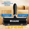 Hank Pet Hair Remover Reusable Lint Remover Roller Brush (Black) Pet Parent-Cleaning Essentials Hank