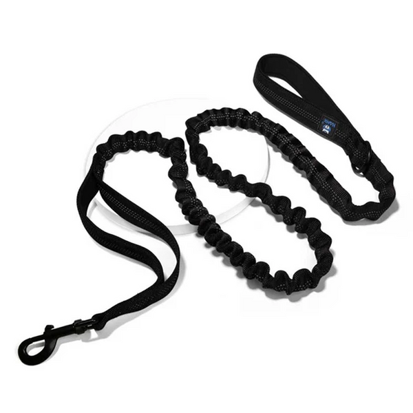 Hank Tactical Bungee Leash for Dogs (Black)