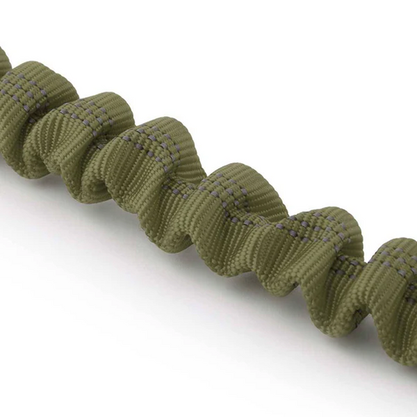 Hank Tactical Bungee Leash for Dogs (Green)