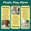 BearHugs Teaser Wand Toy with Mouse Toy for Cats