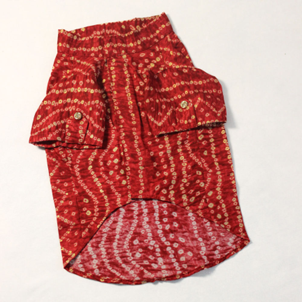 Pawgypets Bandani Kurta for Dogs (Red) Dogs-Clothing & Accessories Pawgypets Dropship