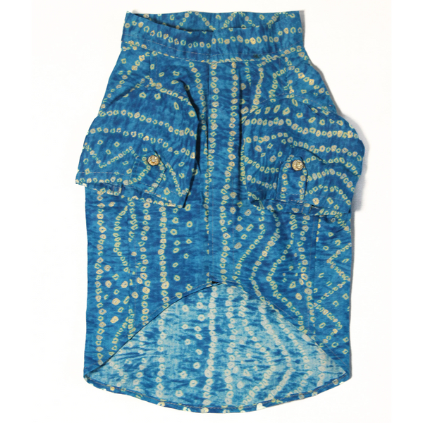 Pawgypets Bandani Kurta for Dogs (Blue)