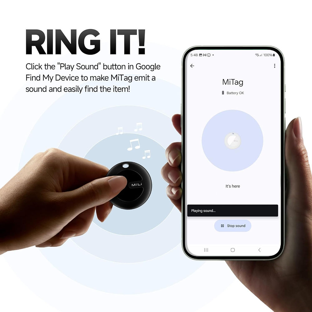 Mitag Go Anti Loss Device with Keychain Tracker (Black) | Android Pet Parent-Clothing & Accessories Mitag Dropship