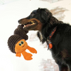 Kong Cuteseas Rufflez Hermit Crab Toy for Dogs (Brown) Dogs-Toys Kong