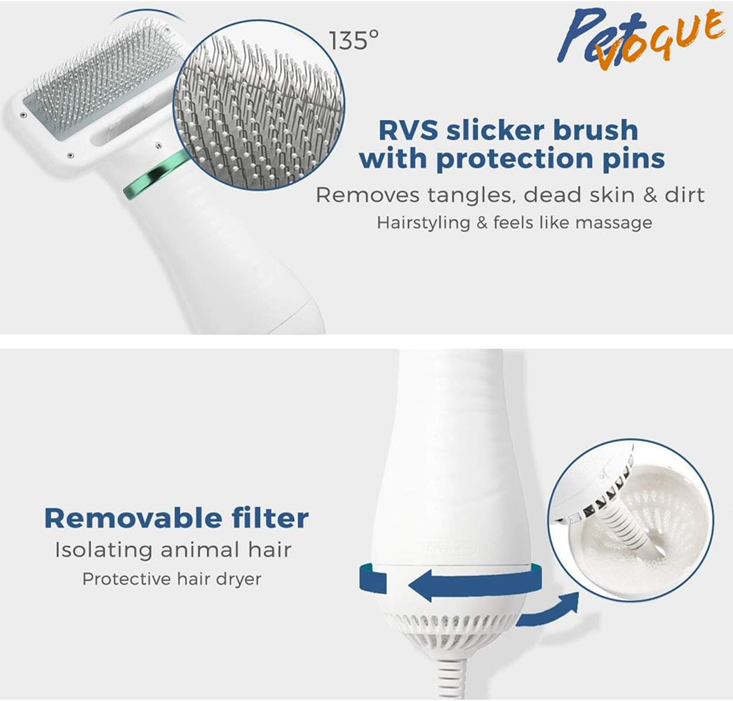 PetVogue Portable Professional Home Grooming Kit with Hair Drying & Blower for Dogs & Cats Both-Grooming Supplies Pet Vogue