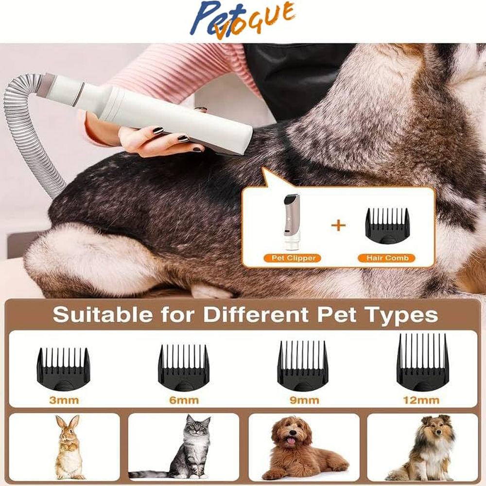 Petvogue 6 in 1 Grooming Kit for Dog & Cats Both-Grooming Supplies Pet Vogue