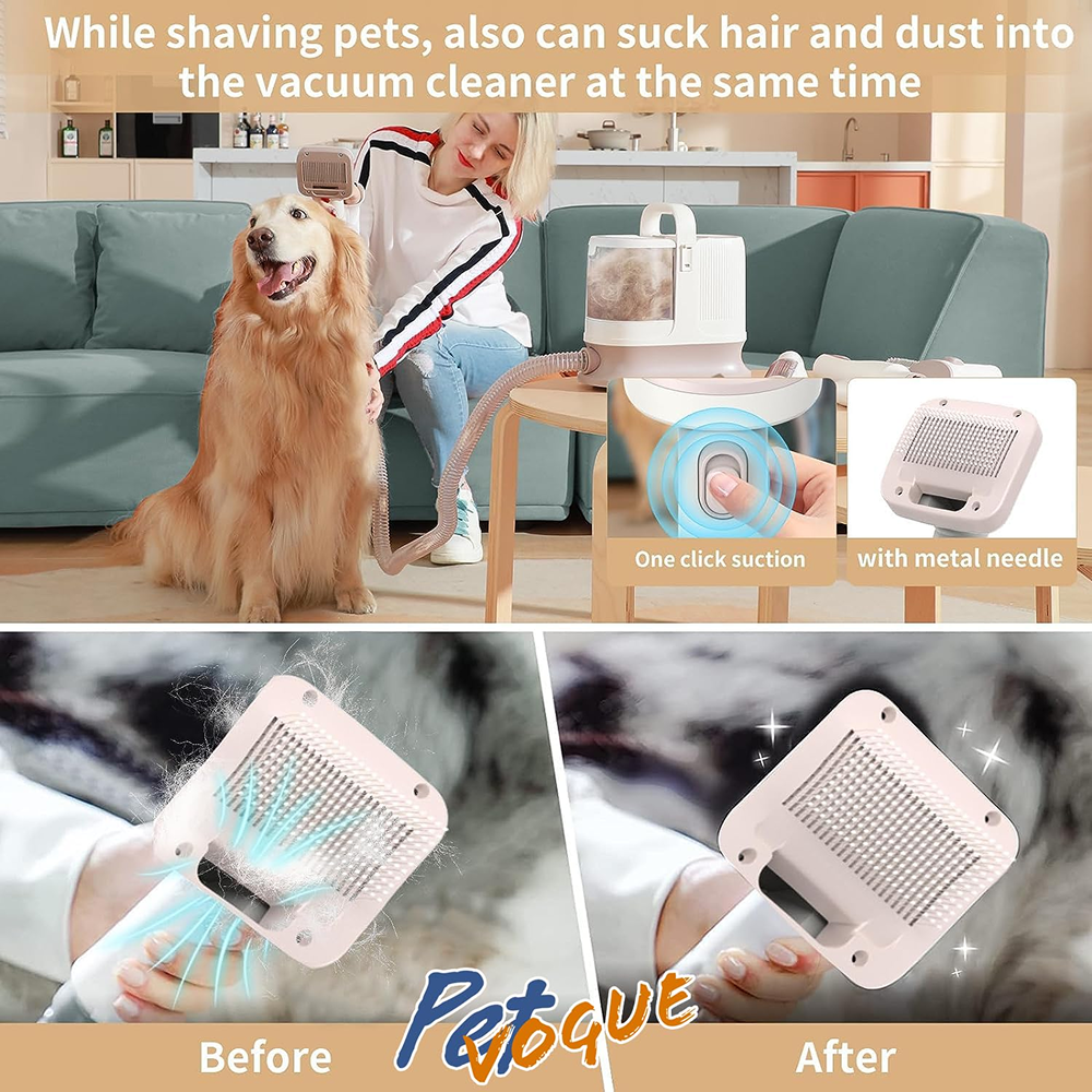 Petvogue 6 in 1 Grooming Kit for Dog & Cats Both-Grooming Supplies Pet Vogue