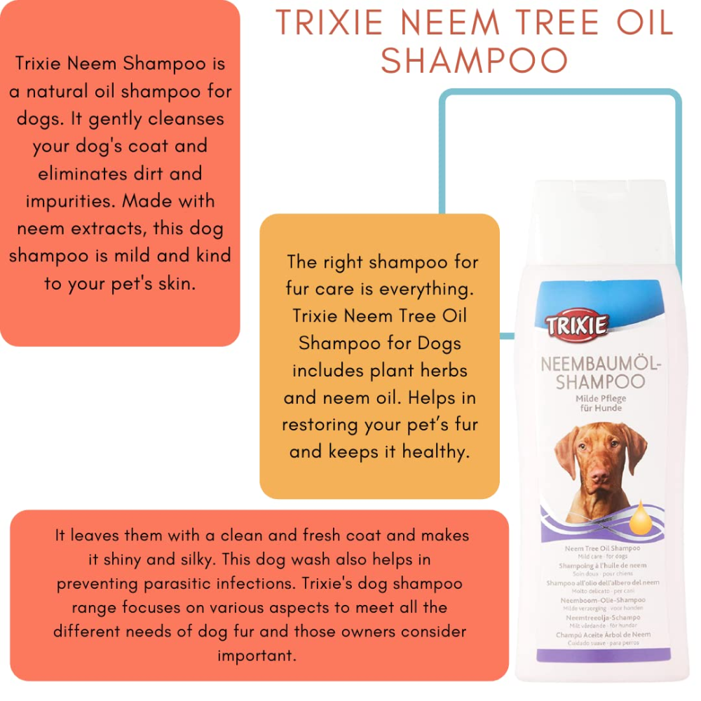 Trixie Neem Tree Oil Shampoo for Dogs