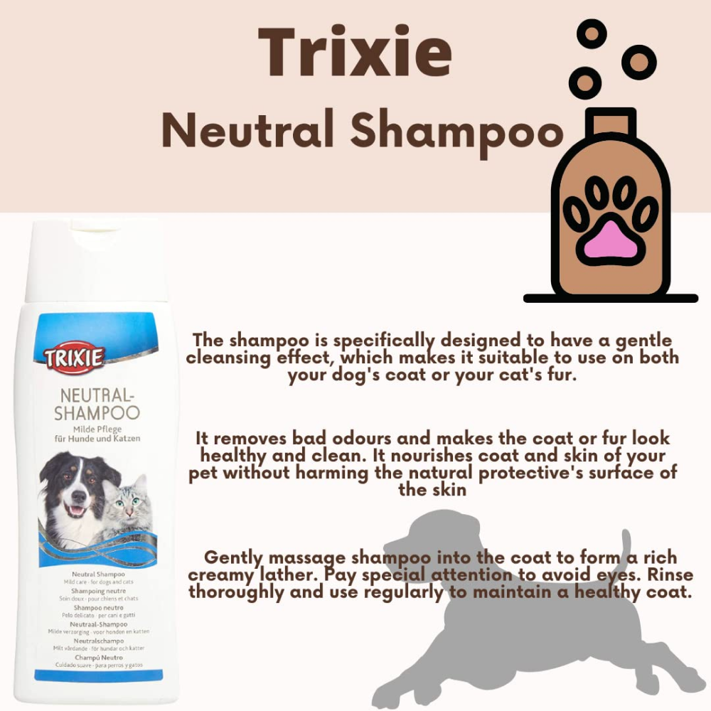 Trixie Neutral Shampoo for Dogs and Cats