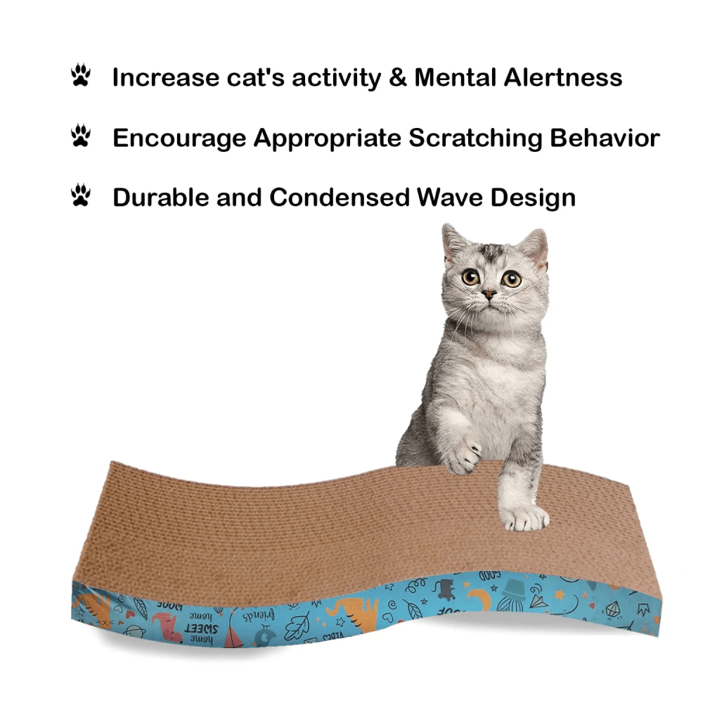 Goofy Tails Scratcher for Cats (Yellow) Cats-Toys Goofy Tails