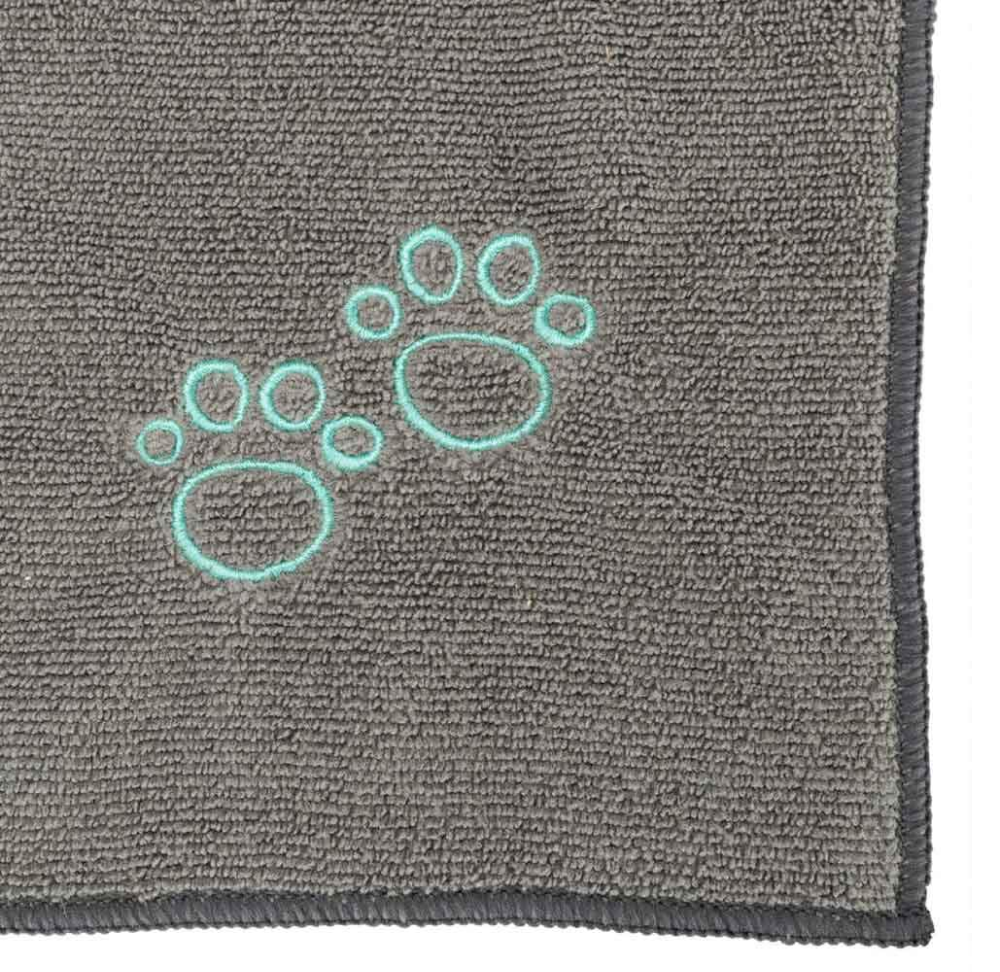 Trixie Towel for Dogs and Cats (Grey) Both-Grooming Supplies Trixie