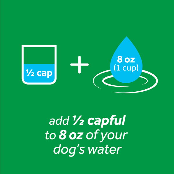 Tropiclean Advanced Whitening Oral Care Water Additive for Dogs