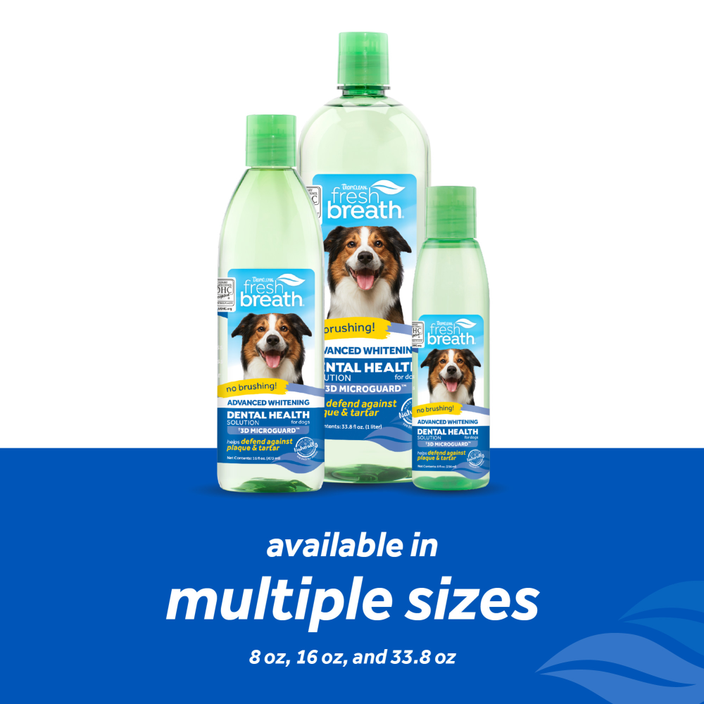 Tropiclean Advanced Whitening Oral Care Water Additive for Dogs