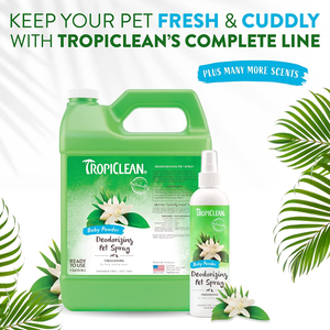 Tropiclean Baby Powder Cologne Spray for Dogs and Cats