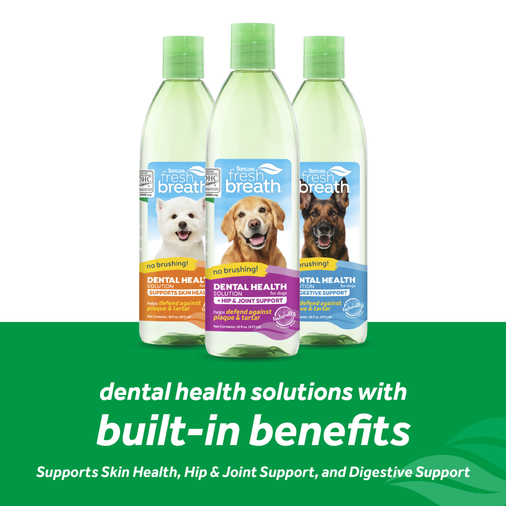Tropiclean Fresh Breath Skin & Coat Water Additive for Dogs