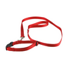 Pawpourri Nylon Webbing Leash & Collar for Cats & Dogs (Red) Both-Collar, Leashes, harnesses Pawpourri Dropship S/M