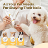Boltz 4 in 1 IPX7 Waterproof Electric Cordless Trimmer with Nail Grinder for Dogs and Cats Both-Grooming Supplies Boltz