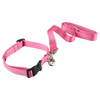 Pawpourri Nylon Webbing Leash & Collar for Cats & Dogs (Pink) Both-Collar, Leashes, harnesses Pawpourri Dropship S/M