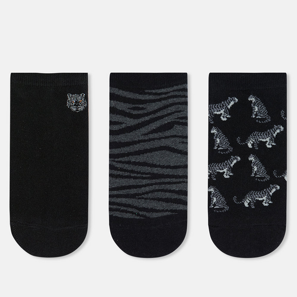 SocksXpress WWF Formal Lowcut Socks for Men (Pack of 3)