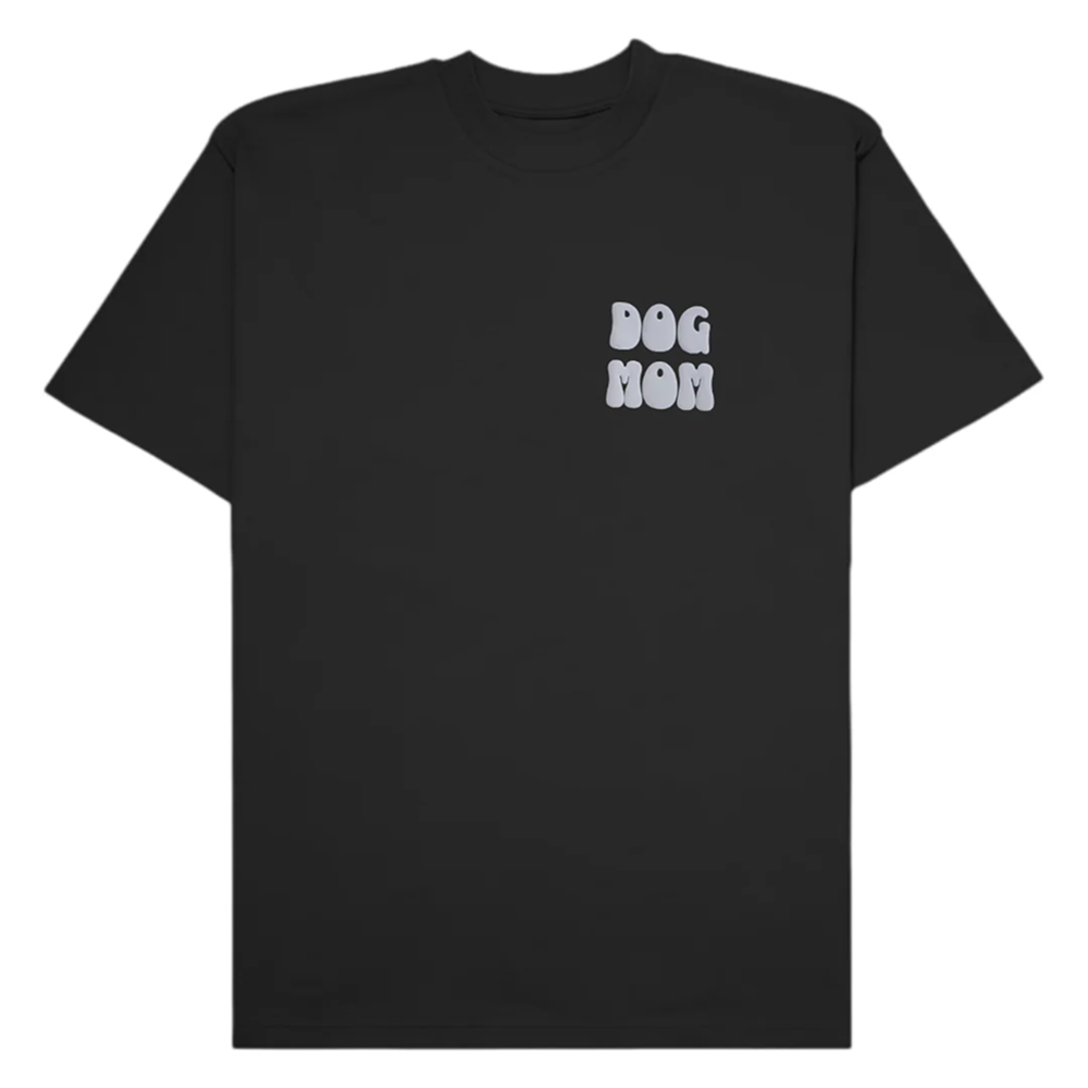 Hoomans Anti Social Dog Moms Club T Shirt for Women (Black) Pet Parent-Clothing & Accessories Hoomans Dropship XS