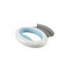 M Pets Mini Comb for Dogs and Cats (White/Light Blue)