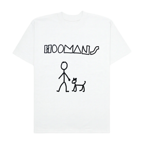 Hoomans The Head Tilt T Shirt for Men and Women (White)