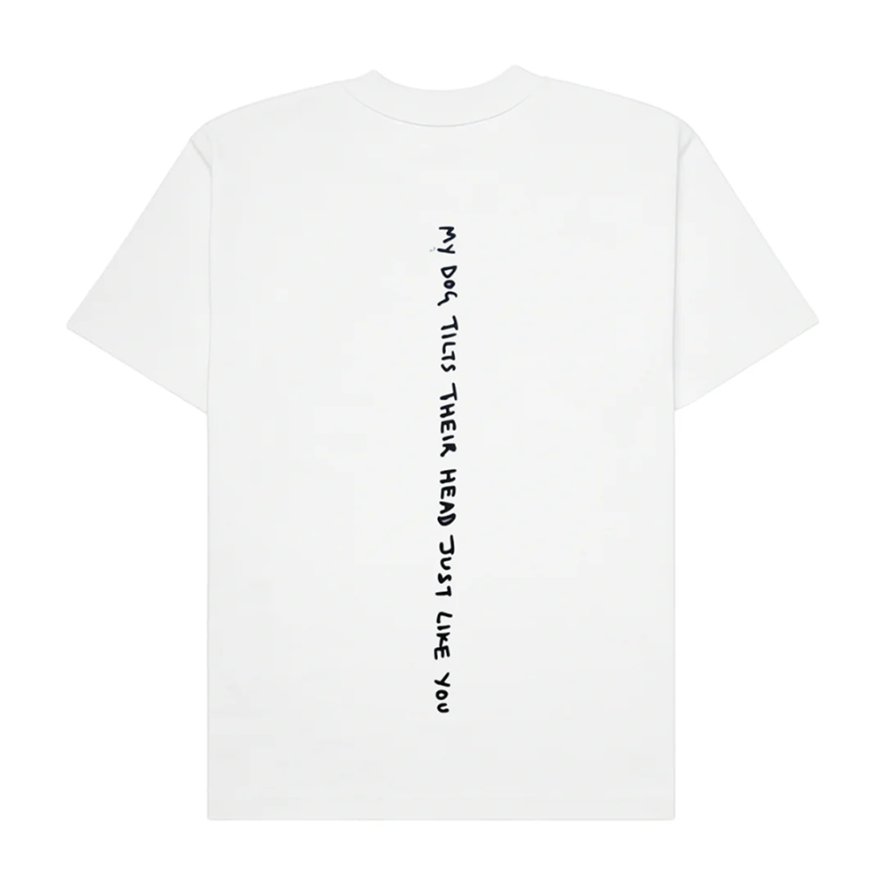 Hoomans The Head Tilt T Shirt for Men and Women (White) Pet Parent-Clothing & Accessories Hoomans Dropship