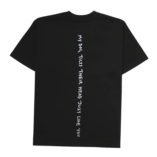 Hoomans The Head Tilt T Shirt for Men and Women (Black)