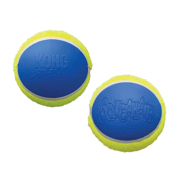 Kong SqueakAir Ultra Balls Toy for Dogs (Yellow & Blue)