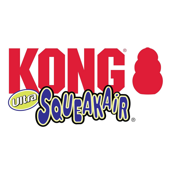 Kong SqueakAir Ultra Balls Toy for Dogs (Yellow & Blue)