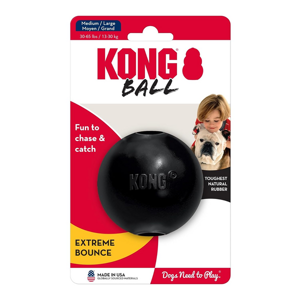 Kong Extreme Ball Toy for Dogs (Black)