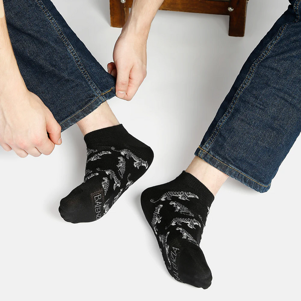 SocksXpress WWF Formal Lowcut Socks for Men (Pack of 3)