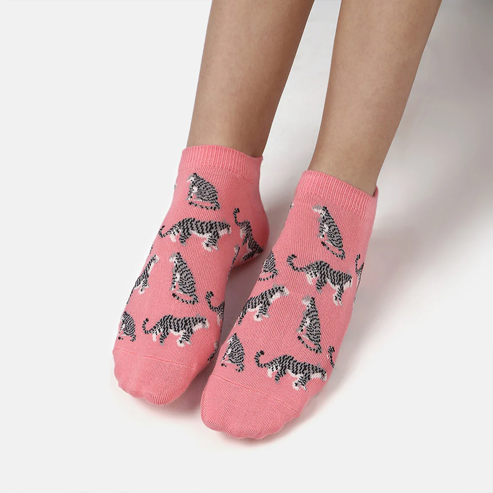 SocksXpress WWF Themed Ankle Socks for Women (Pack of 3) Pet Parent-Clothing & Accessories SocksXpress