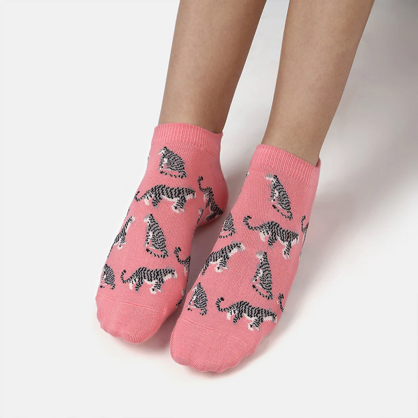 SocksXpress WWF Themed Ankle Socks for Women (Pack of 3)