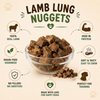 Pawpourri 100% Natural Lamb Lung Nuggets Dog Treat Dog Treats + Others Pawpourri Dropship