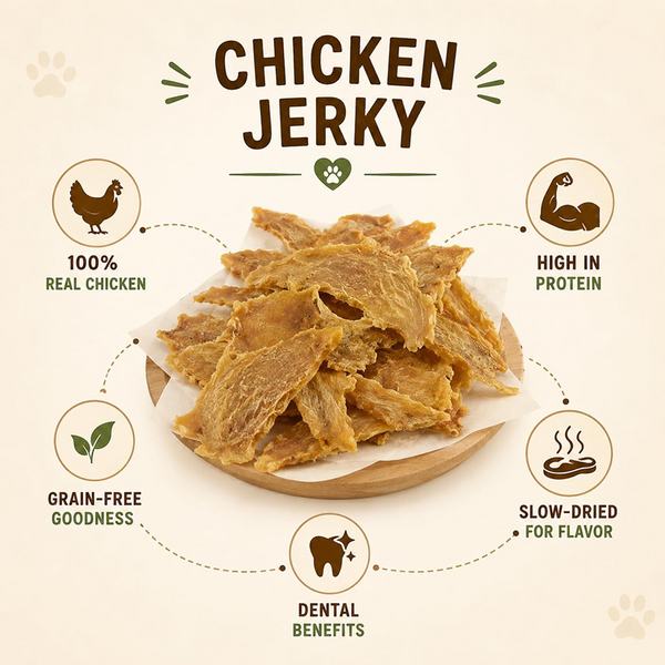 Pawpourri 100% Natural Chicken Jerky Dog Treat