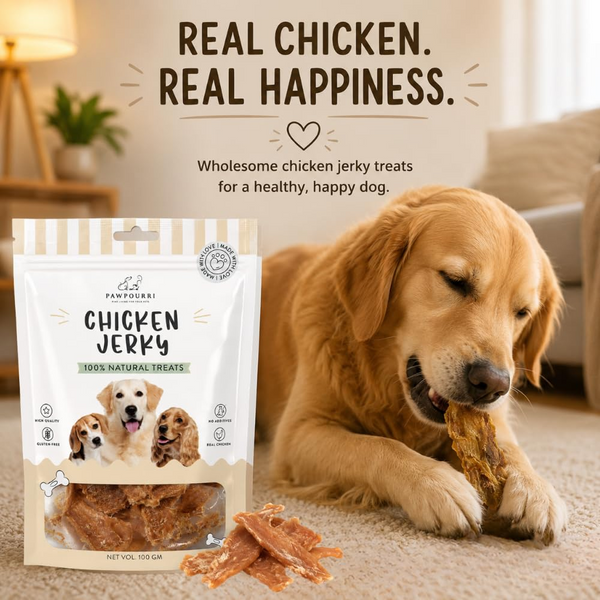 Pawpourri 100% Natural Chicken Jerky Dog Treat