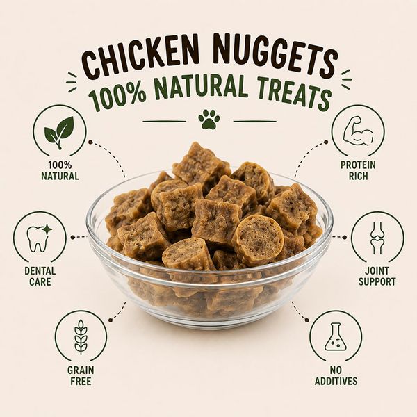 Pawpourri 100% Natural Chicken Nuggets Dog Treat