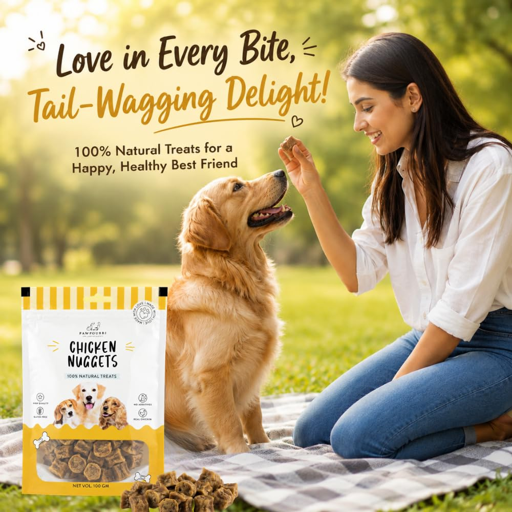 Pawpourri 100% Natural Chicken Nuggets Dog Treat Dog Treats + Others Pawpourri Dropship