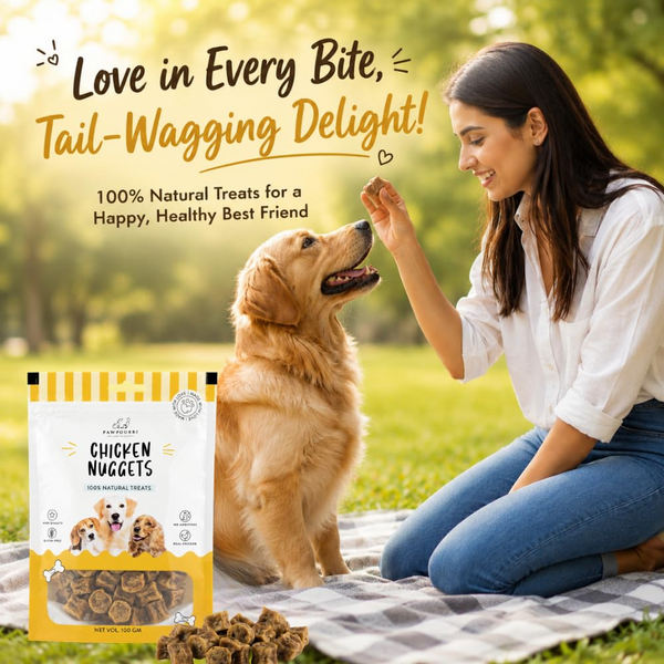 Pawpourri 100% Natural Chicken Nuggets Dog Treat