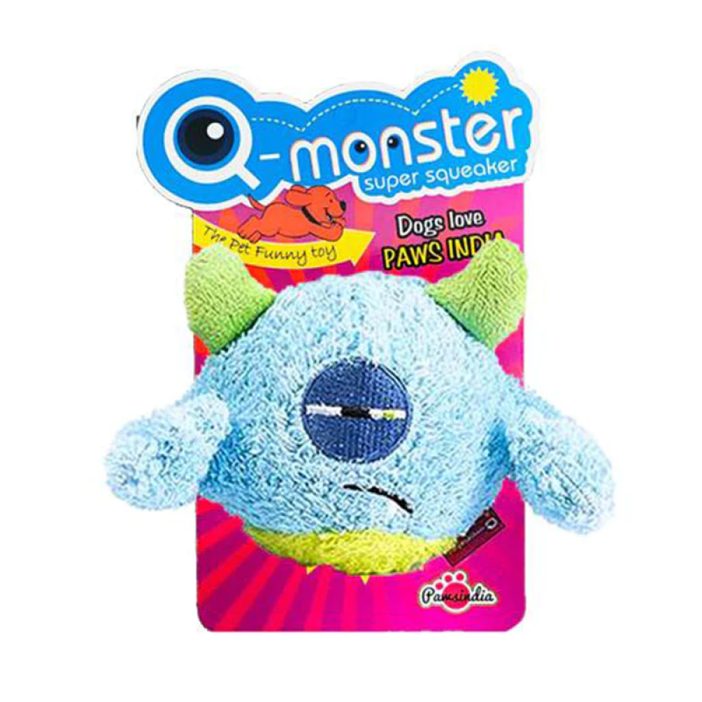 Pawsindia Monster Bouncer Toy for Dogs (Blue)