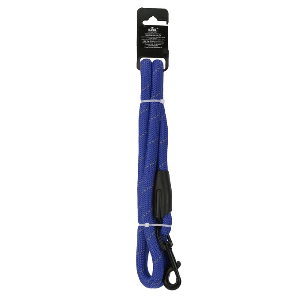 Basil Rope Leash for Dogs and Cats (Blue)