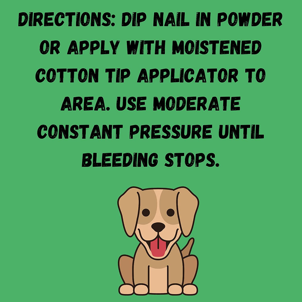 Dog nail clotting powder hot sale