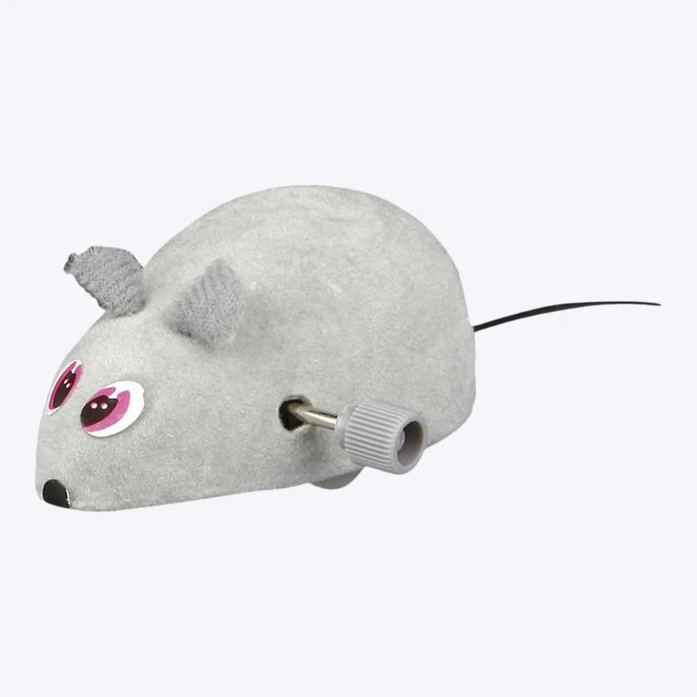Trixie Wind Up Mouse Toy for Cats (Grey) Cats-Toys Trixie 7cm