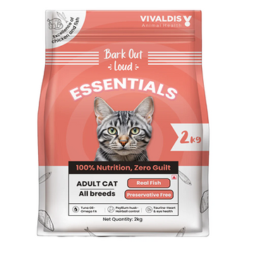 Bark Out Loud Essentials Real Fish Adult Cat Dry Food